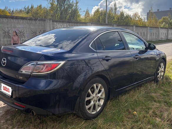 2011 Mazda 6 II (GH) Рестайлинг, синий, 790000 рублей - вид 5