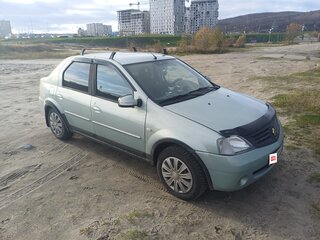2008 Renault Logan I, зелёный, 370000 рублей, вид 2
