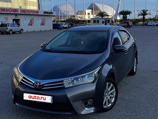 2013 Toyota Corolla XI (E160, E170, E180), серый, 1350000 рублей, вид 1