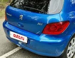 2007 Peugeot 307 I Рестайлинг, синий, 410000 рублей, вид 4