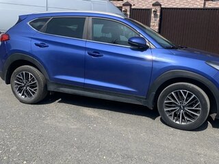 2018 Hyundai Tucson III Рестайлинг, синий, 2600000 рублей, вид 4
