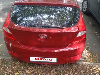 2012 Hyundai Solaris I, красный, 600000 рублей, вид 4
