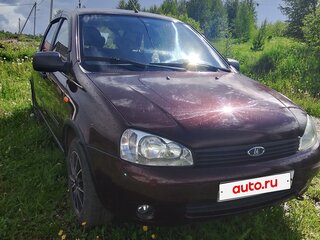 2013 Lada (ВАЗ) Kalina I, пурпурный, 330000 рублей, вид 3