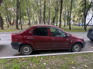 2011 Renault Logan I Рестайлинг, красный, 115000 рублей, вид 2
