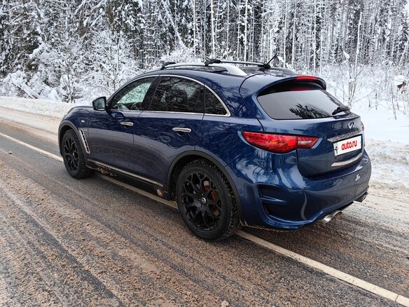 2016 Infiniti QX70, синий, 3380000 рублей - вид 5
