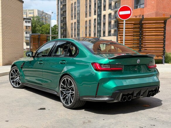 2022 BMW M3 Competition Package VI (G80), зелёный, 11500000 рублей - вид 5