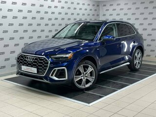 2022 Audi Q5 45 TFSI II (FY) Рестайлинг, синий, 4186000 рублей, вид 1