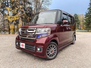 2016 Honda N-BOX I Рестайлинг, пурпурный, 980000 рублей, вид 4