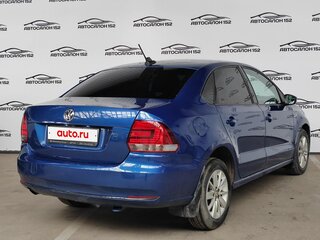 2020 Volkswagen Polo V Рестайлинг, синий, 1349000 рублей, вид 4