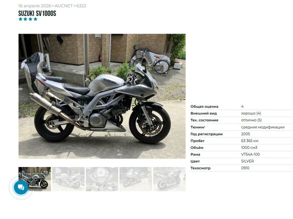 2003 Suzuki SV 1000, серебристый - вид 10