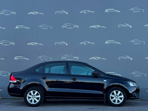 2012 Volkswagen Polo V, чёрный, 741500 рублей - вид 9