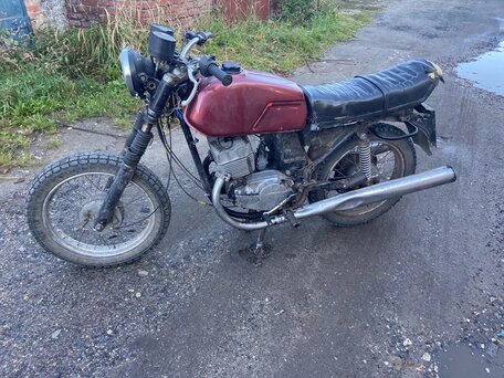 1990 Jawa 350/638, красный, 55000 рублей, вид 1
