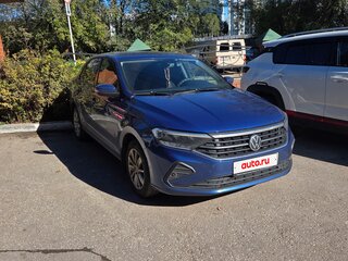 2022 Volkswagen Polo VI, синий, 1645000 рублей, вид 2
