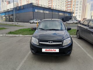 2014 Lada (ВАЗ) Granta I, чёрный, 450000 рублей, вид 2