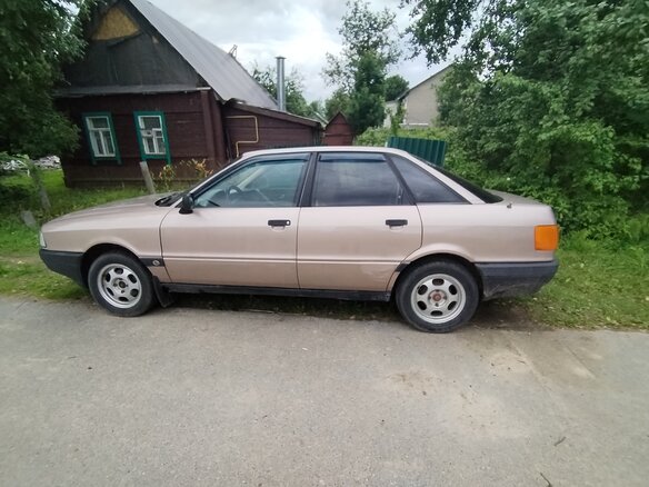 1989 Audi 80 IV (B3), серый, 175000 рублей - вид 7
