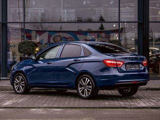 2017 Lada (ВАЗ) Vesta I, синий, 855000 рублей, вид 4
