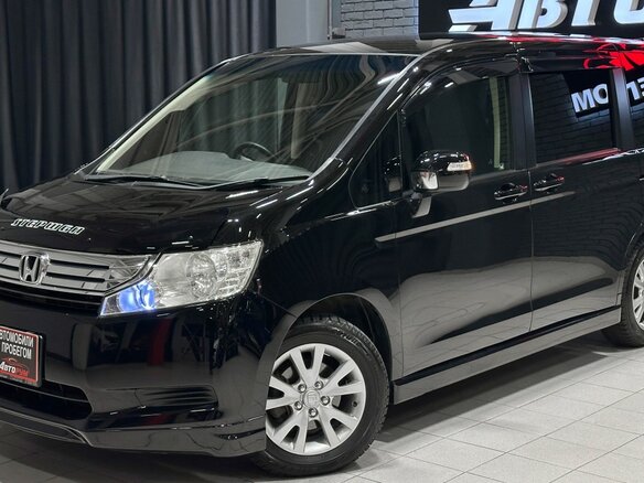 2011 Honda Stepwgn Spada IV, чёрный, 1350000 рублей - вид 1