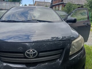 2008 Toyota Corolla X (E140, E150), чёрный, 710000 рублей, вид 1