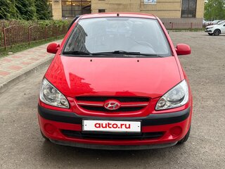 2007 Hyundai Getz I Рестайлинг, красный, 492000 рублей, вид 3