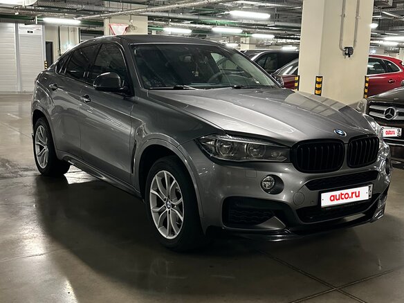 2017 BMW X6 30d II (F16), серый, 3200000 рублей - вид 2