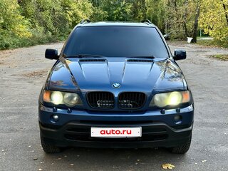 2001 BMW X5 3.0i I (E53), синий, 680000 рублей, вид 5