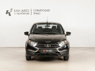 2021 Lada (ВАЗ) Granta I Рестайлинг, чёрный, 672100 рублей, вид 2