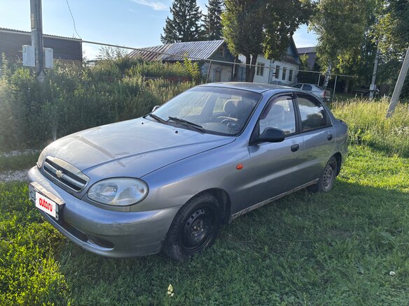 2006 Chevrolet Lanos I, серебристый, 155000 рублей