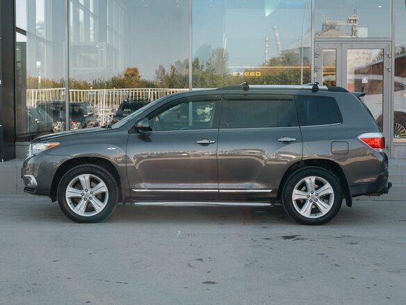 2011 Toyota Highlander II (XU40) Рестайлинг, серый - вид 7