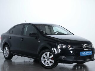 2013 Volkswagen Polo V, чёрный, 859000 рублей, вид 1