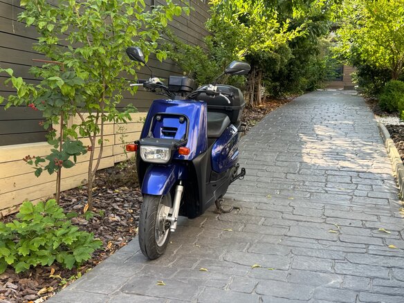 2012 Yamaha Gear, синий, 70000 рублей
