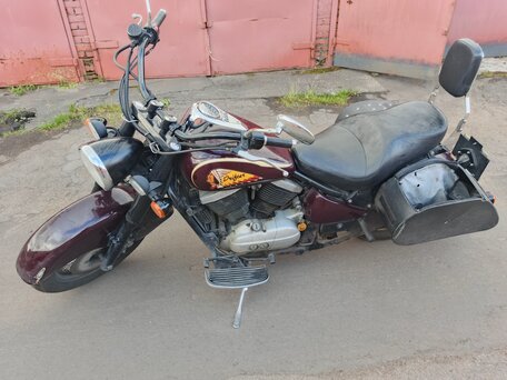 2000 Kawasaki VN400 Vulcan, коричневый, 270000 рублей, вид 5