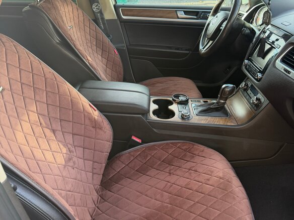 2012 Volkswagen Touareg II, белый, 1750000 рублей - вид 4