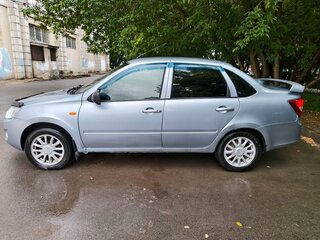2013 Lada (ВАЗ) Granta I, голубой, 390000 рублей, вид 4