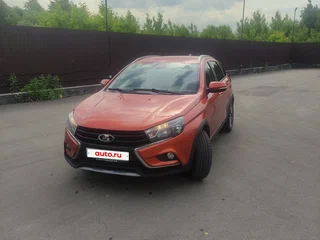 2020 Lada (ВАЗ) Vesta SW Cross I, оранжевый, 1050000 рублей, вид 2