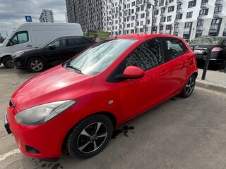 2008 Mazda 2 II (DE), красный, 410000 рублей, вид 4