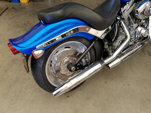 2011 Harley-Davidson Softail Standard, синий, 925000 рублей - вид 7