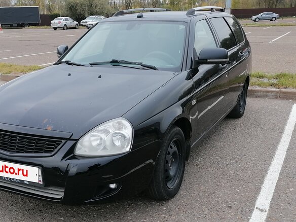 2012 Lada (ВАЗ) Priora I, чёрный - вид 1