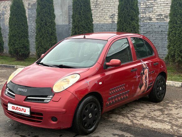 2007 Nissan Micra III (K12), пурпурный, 343000 рублей - вид 3