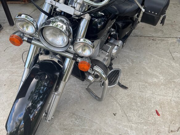2008 Honda Shadow 750, чёрный - вид 1