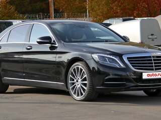 2014 Mercedes-Benz S-Класс 500 Long VI (W222, C217), чёрный, 2699000 рублей, вид 4