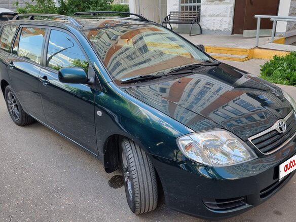 2004 Toyota Corolla IX (E120, E130), зелёный, 1190000 рублей - вид 6