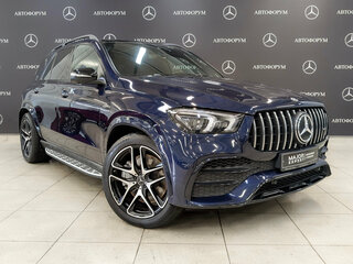 2020 Mercedes-Benz GLE AMG 53 AMG II (V167), синий, 7390000 рублей, вид 3