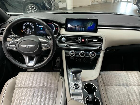 2021 Genesis G70 I Рестайлинг, серый, 3430000 рублей - вид 12