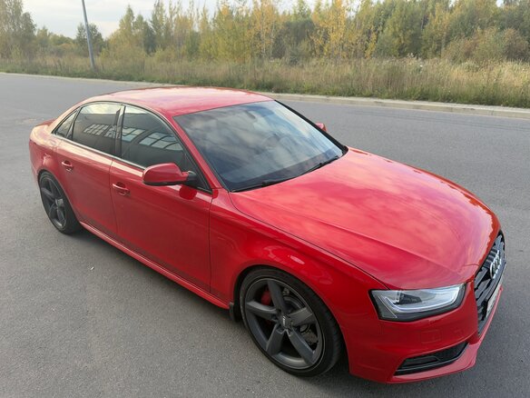 2012 Audi A4 IV (B8) Рестайлинг, красный, 2100000 рублей - вид 7