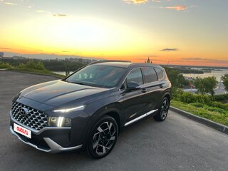 2021 Hyundai Santa Fe IV Рестайлинг, синий, 4500000 рублей, вид 1