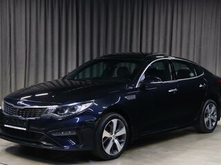 2018 Kia Optima IV Рестайлинг, синий, 1699000 рублей, вид 1