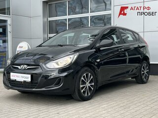 2012 Hyundai Solaris I, чёрный, 680000 рублей, вид 3