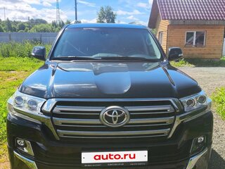2016 Toyota Land Cruiser 200 Series Рестайлинг 2, чёрный, 7000000 рублей, вид 1