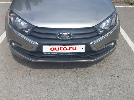 2019 Lada (ВАЗ) Granta I Рестайлинг, серебристый, 599000 рублей, вид 4