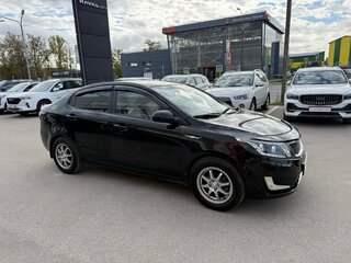 2012 Kia Rio III, чёрный, 655000 рублей, вид 4